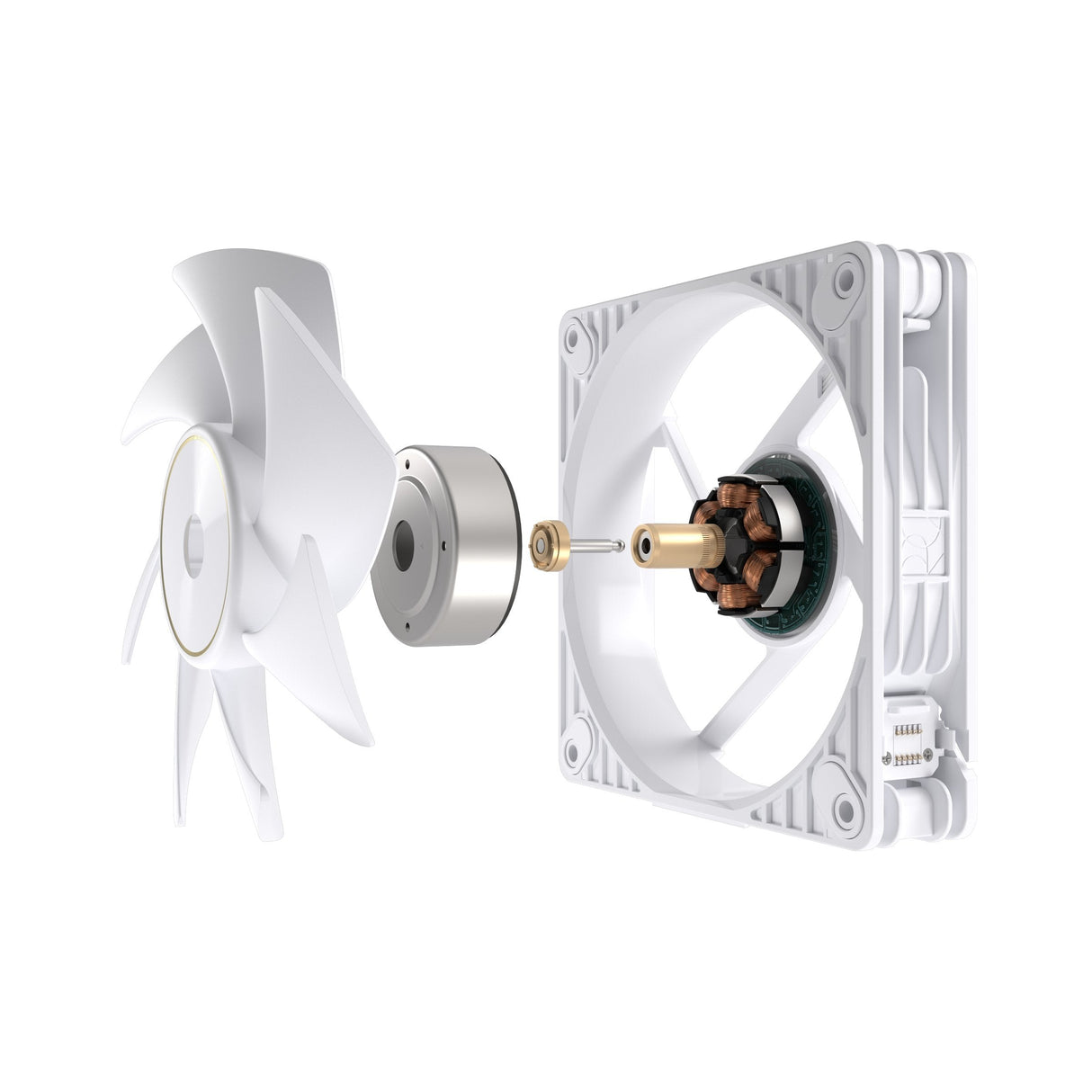 Ventilador Pc Asus Proart Pf120 Fan Pwm Blanco 3in1