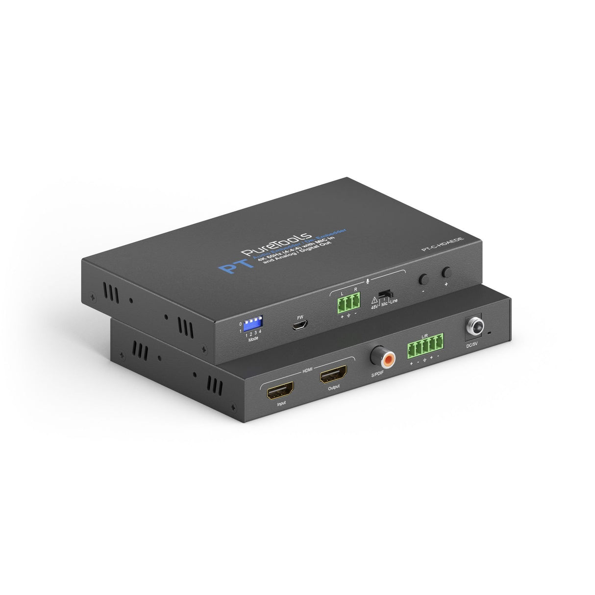 EAN 4251364727263 - PureTools PT-C-HDAEDE convertidor de audio Negro imagen 3