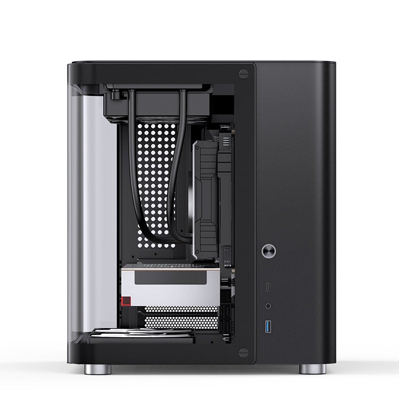 Jonsbo Tk-1 2.0 Micro-Atx Gehäuse, Temperojo Glass - Negro