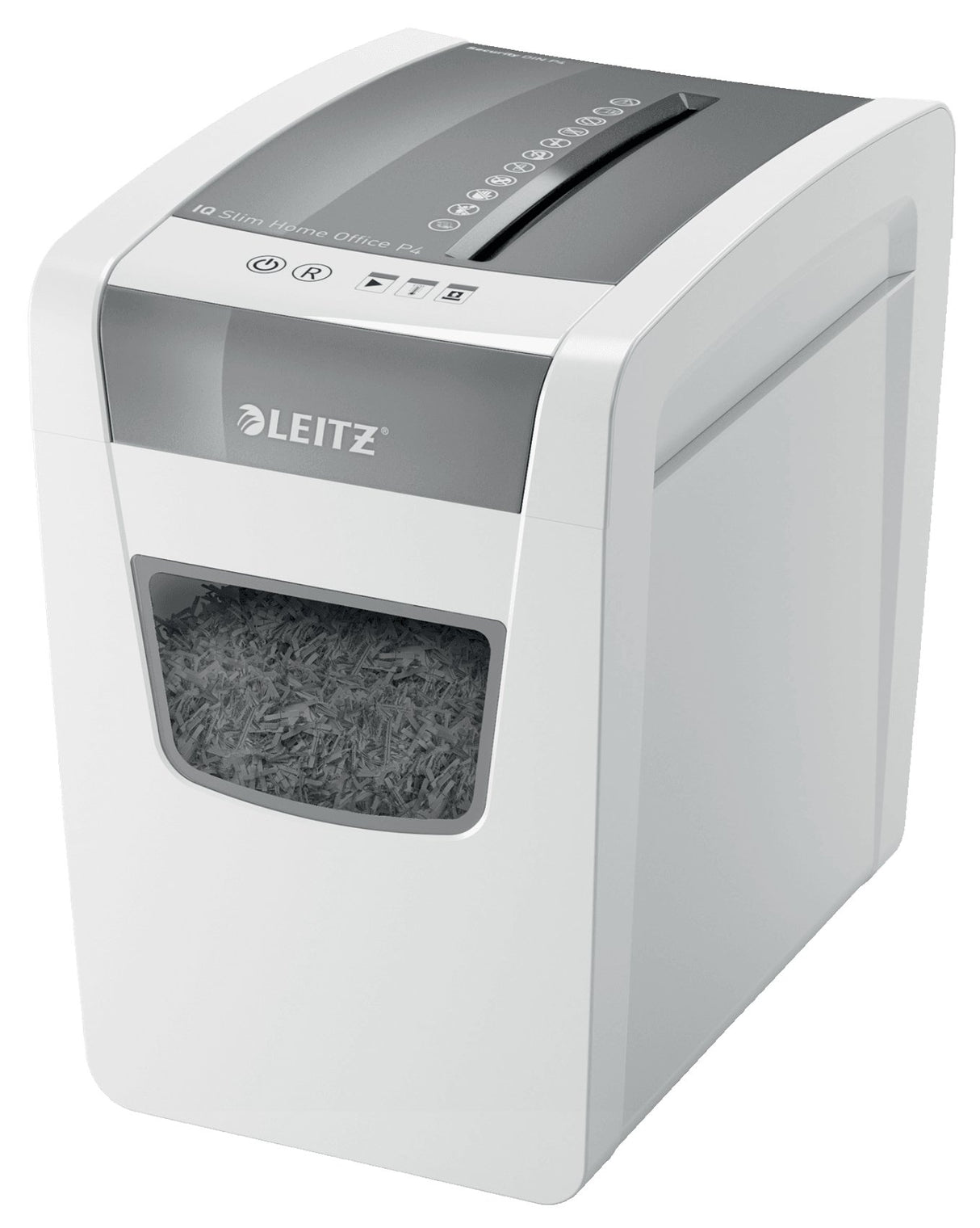 EAN 4002432118946 - Leitz IQ Slim Office P-4 triturador de papel Corte cruzado 58 dB 22 cm Blanco imagen 1