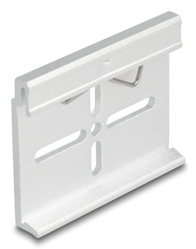Delock Aluminio Montageclip Para Hutschiene 60,0 X 47,8 Mm Plata