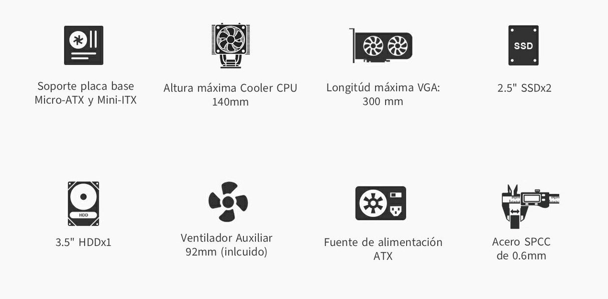 EAN 8436624422287 - CoolBox COO-PCM640C-1 carcasa de ordenador imagen 9