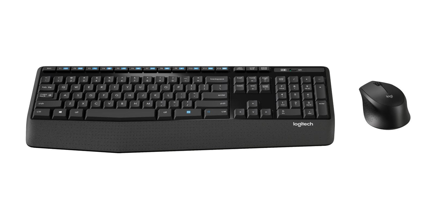 Teclado Checo + Ratón Logitech Wireless Combo Mk345 Oficina Rf Inalámbrico Negro
