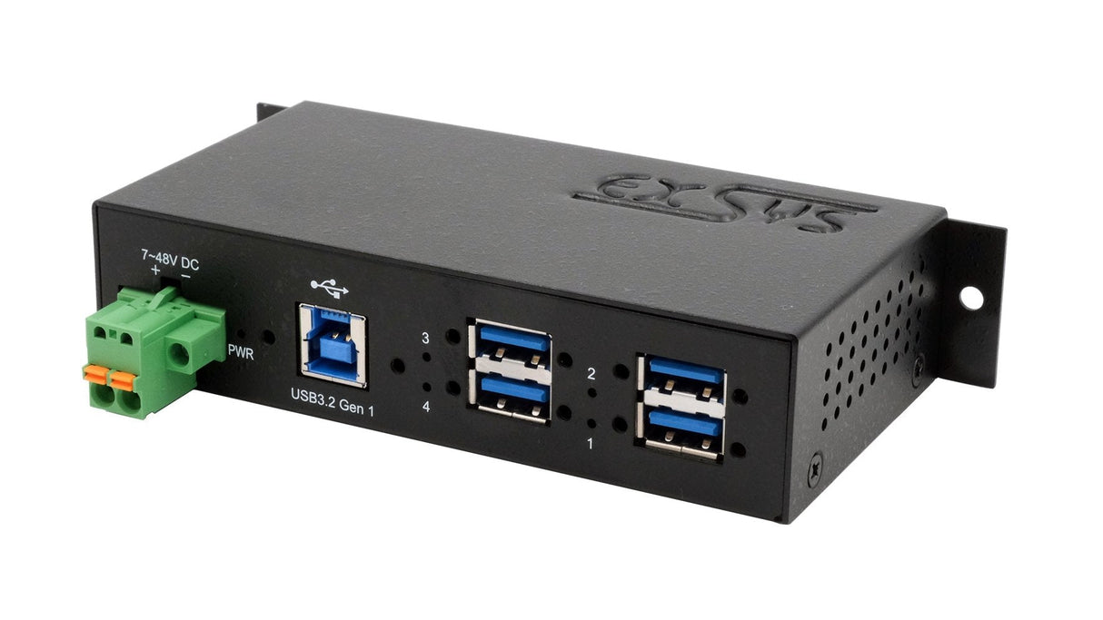 Exsys Ex-1185hmvs-2 Hub Usb 3.2 Gen 1 (3.1 Gen 1) Type-B 5000 Mbit/S Negro