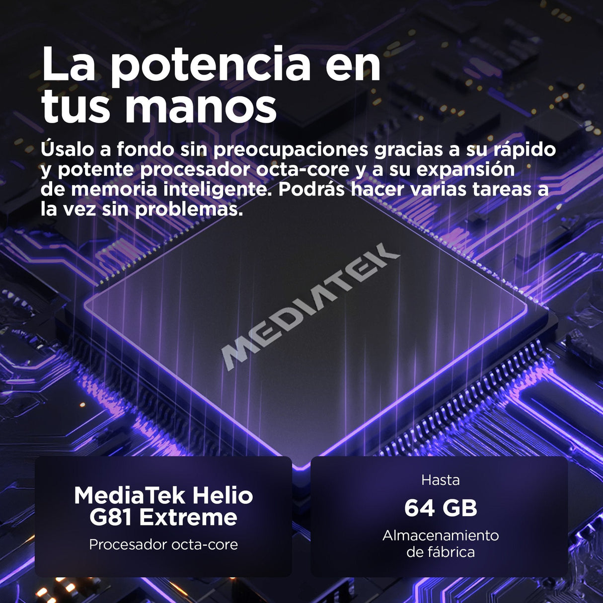 EAN 0840023281570 - Motorola moto e15 16,9 cm (6.67") SIM doble Android 14 Go edition 4G USB Tipo C 2 GB 64 GB 5200 mAh Lavan imagen 8