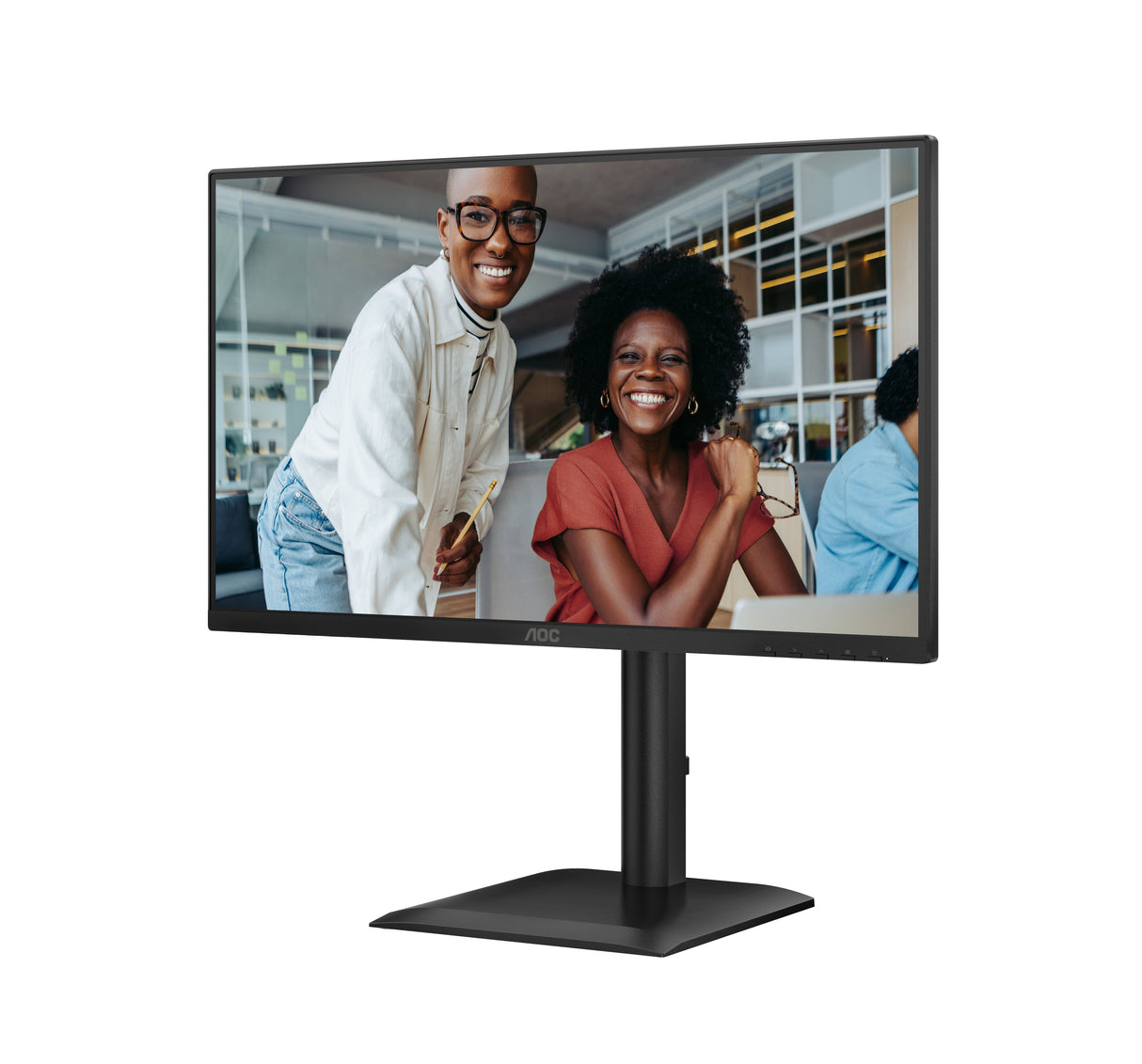 Monitor Aoc E4 24e4cv 23.8" 1920 X 1080 Pixeles Full Hd Led Negro