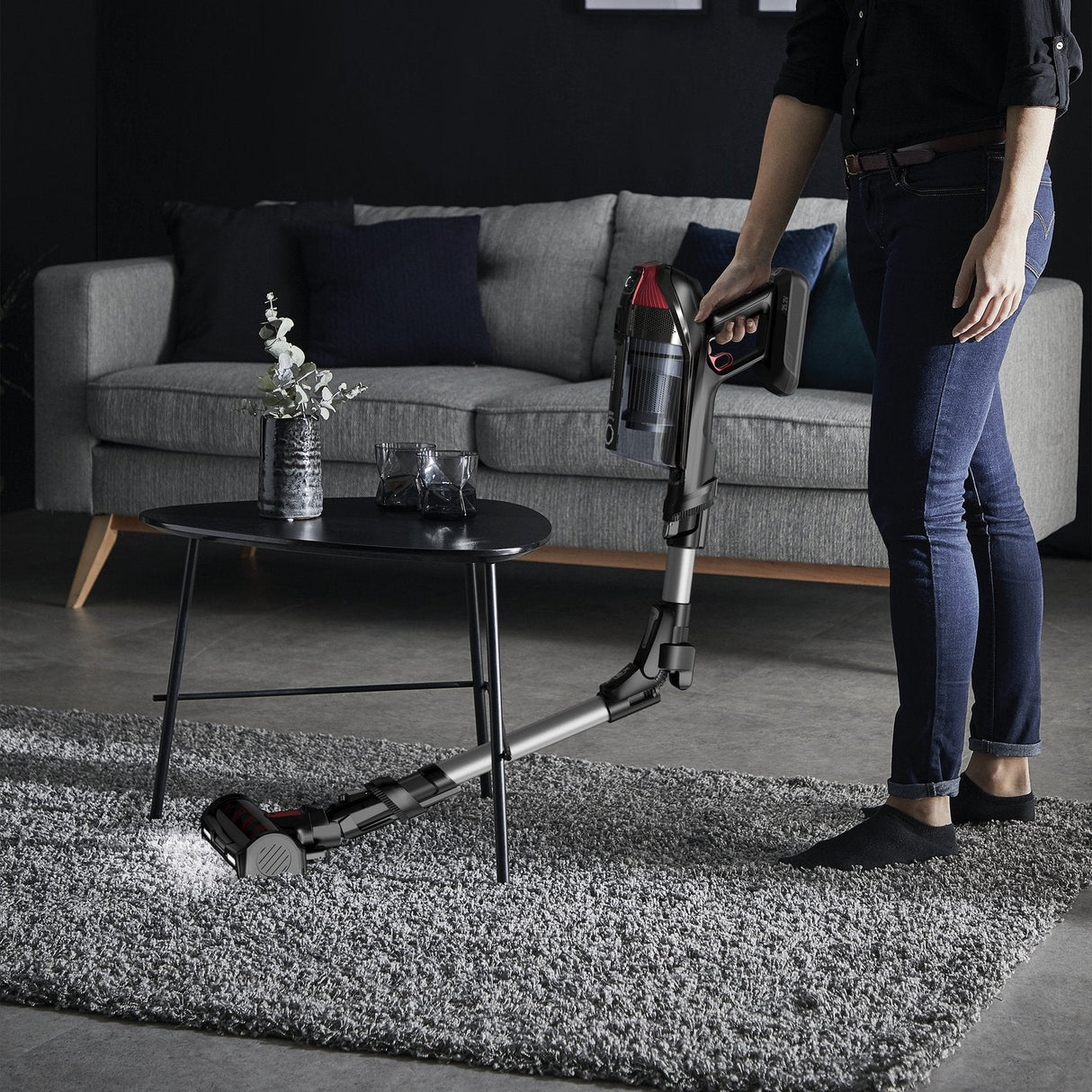 Aspirador Escoba Con Batería Rowenta X-Force Flex 12.60 Animal Care Rh98a7wo Autonomía 45 Min