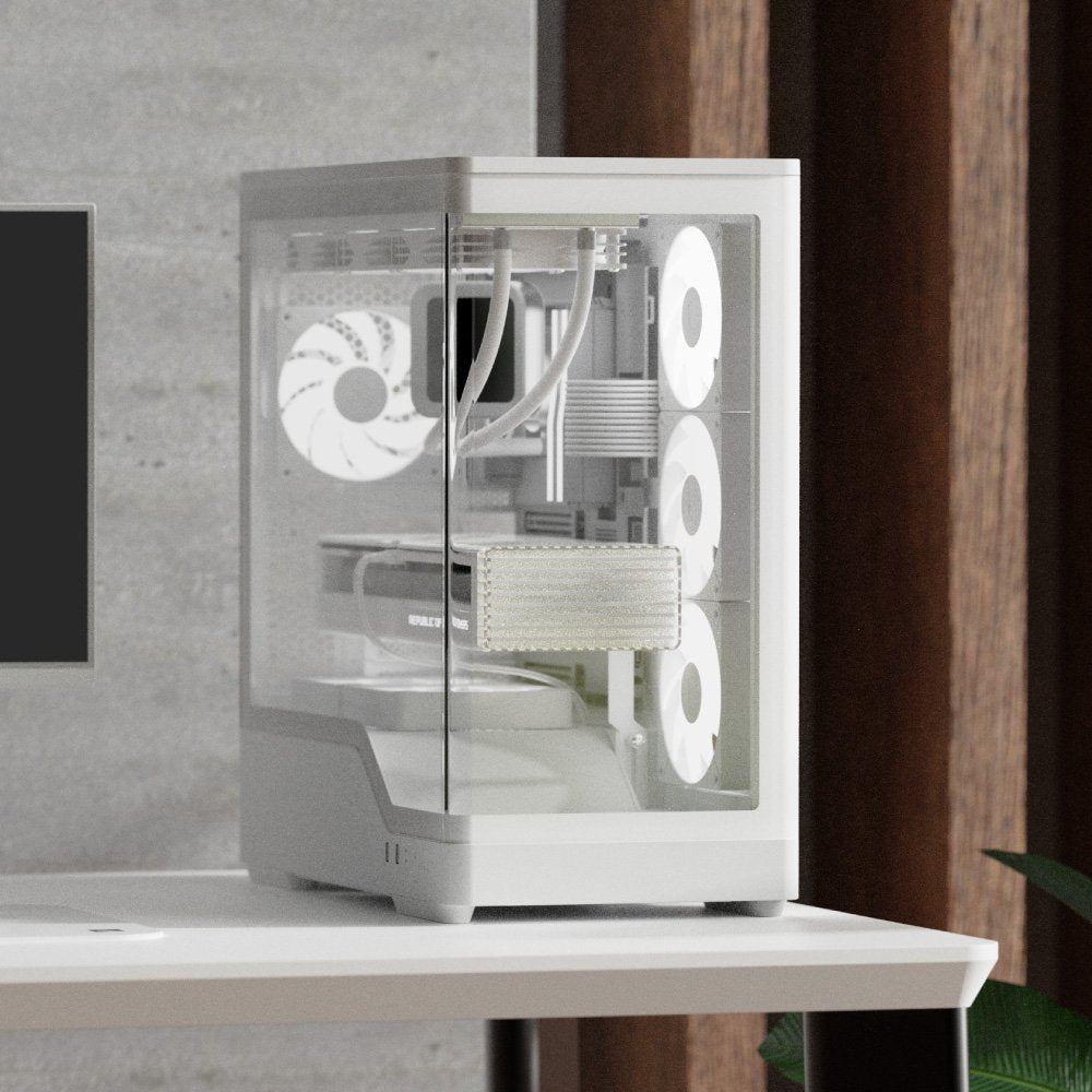 EAN 4711530964088 - Aerocool P500A-WT Midi Tower Blanco imagen 7