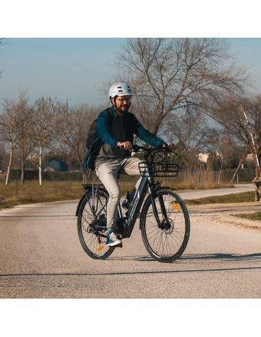 Bicicleta Eléctrica Smatgyro Ebike Sunset White Motor 250w Ruedas 27.5' Blanca