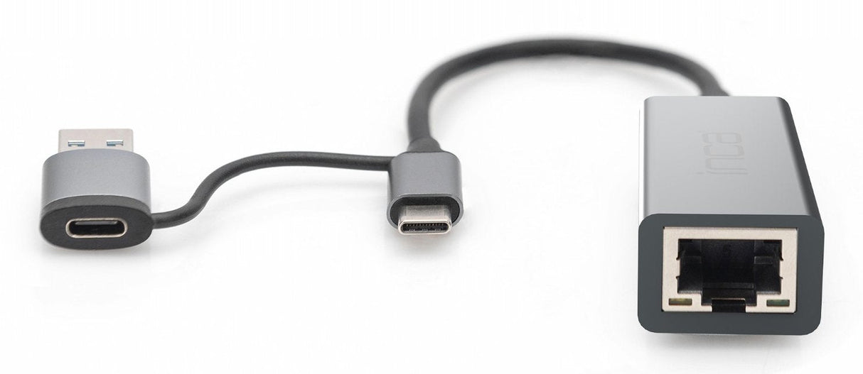 Inca Adaptador Iutp-01tx Ethernet > Usb Und Typ C Anschluss