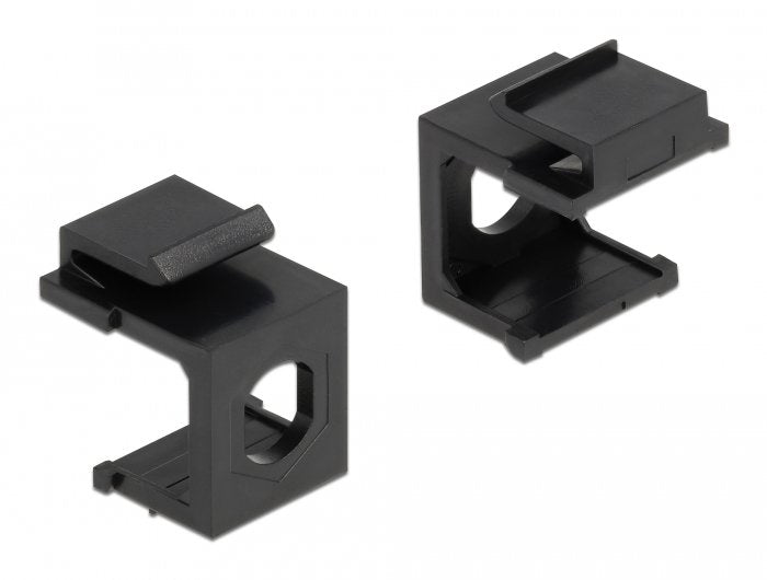 Delock Cubierta Keystone Negro Con 8,0 Mm De Agujero 4 Piezas