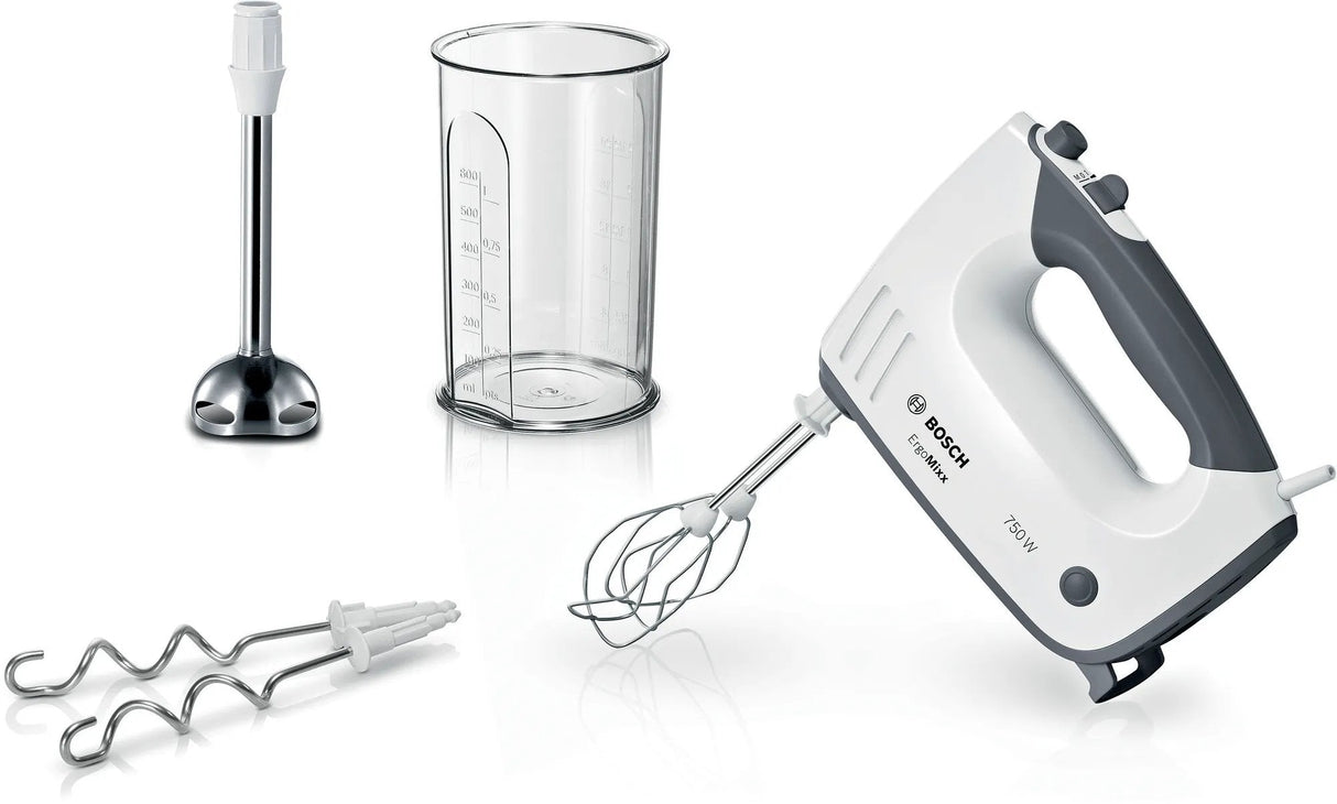 EAN 4242005419418 - Bosch MFQ37470 batidora Batidora de mano 750 W Negro, Blanco imagen 1