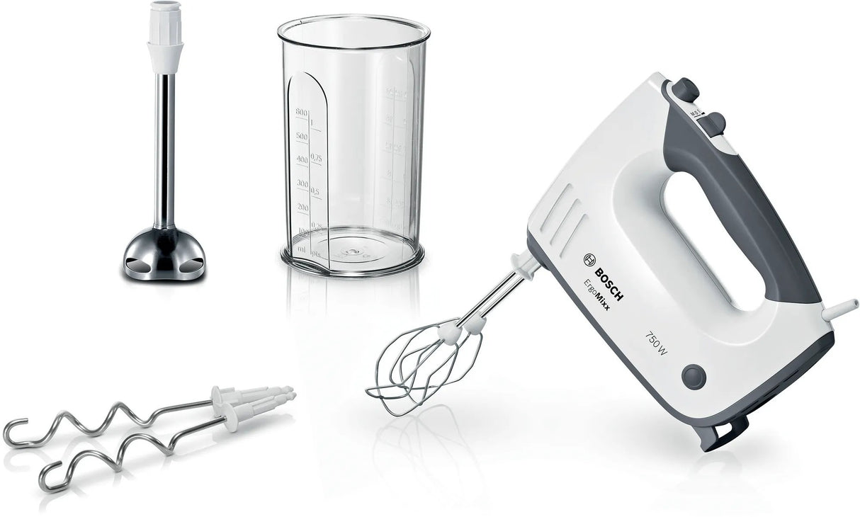 EAN 4242005419418 - Bosch MFQ37470 batidora Batidora de mano 750 W Negro, Blanco imagen 1