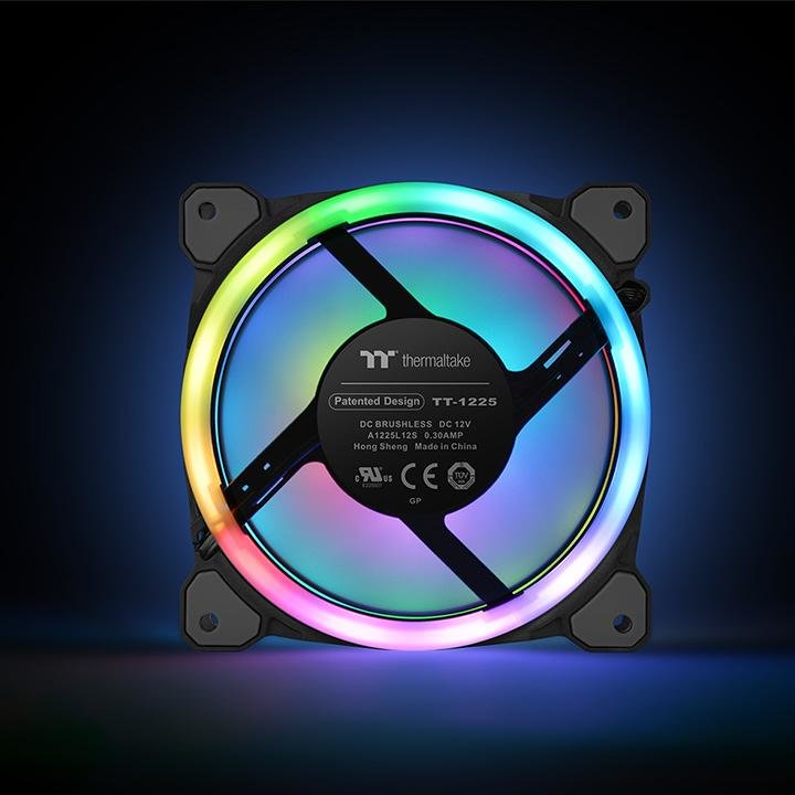 Tt Riing Trio 12 Led Rgb Radiator Fan Tt Premium Edition (3-Fan Pack)