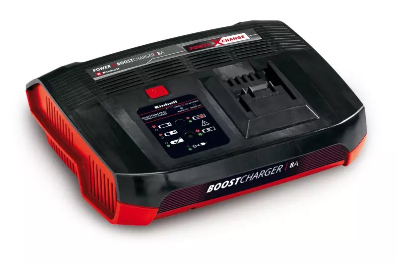 Cargador Einhell Power-X-Boostcharger 8a , Negro/Rojo