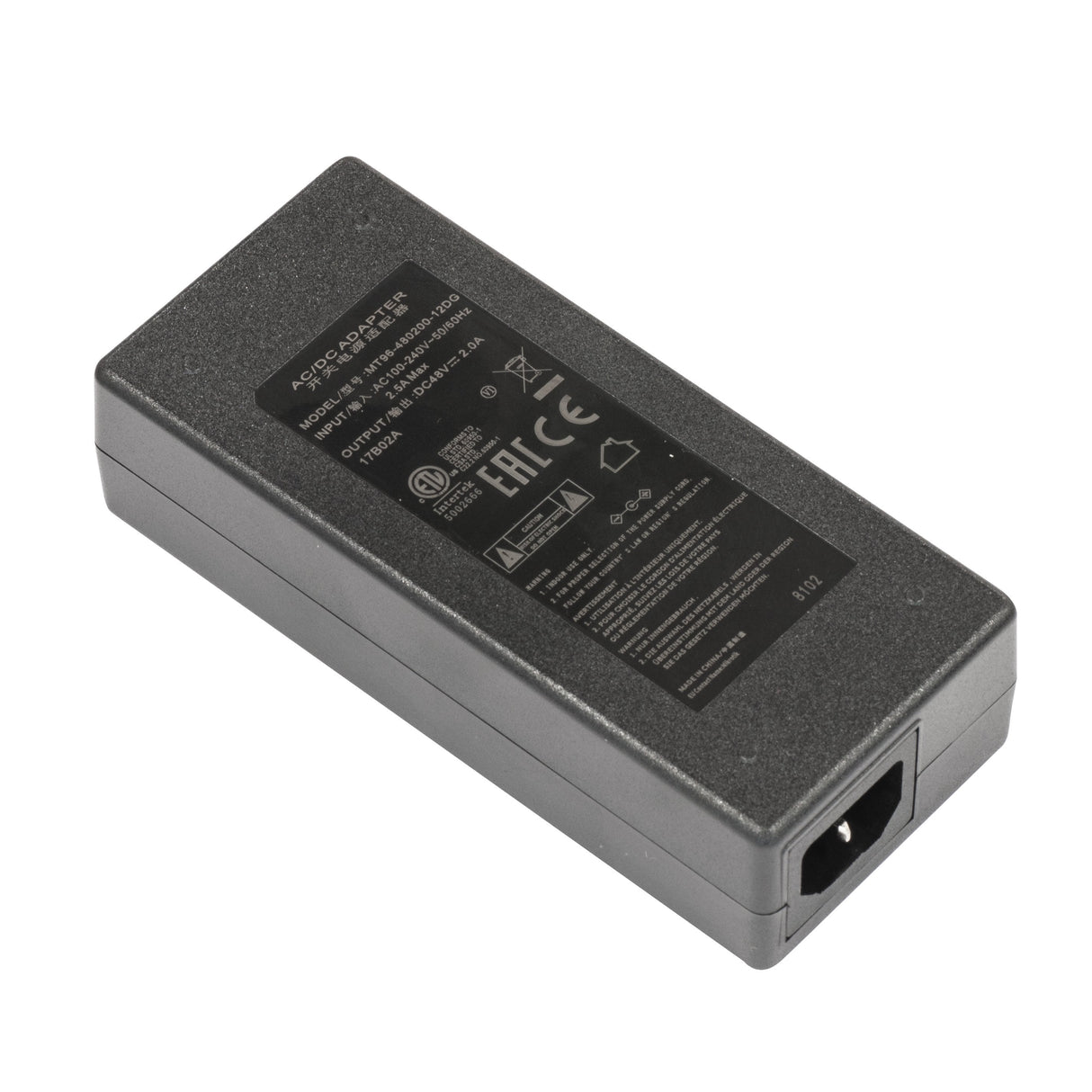 EAN 2000001111765 - Mikrotik 48V2A96W adaptador e inversor de corriente Interior 96 W Negro imagen 1