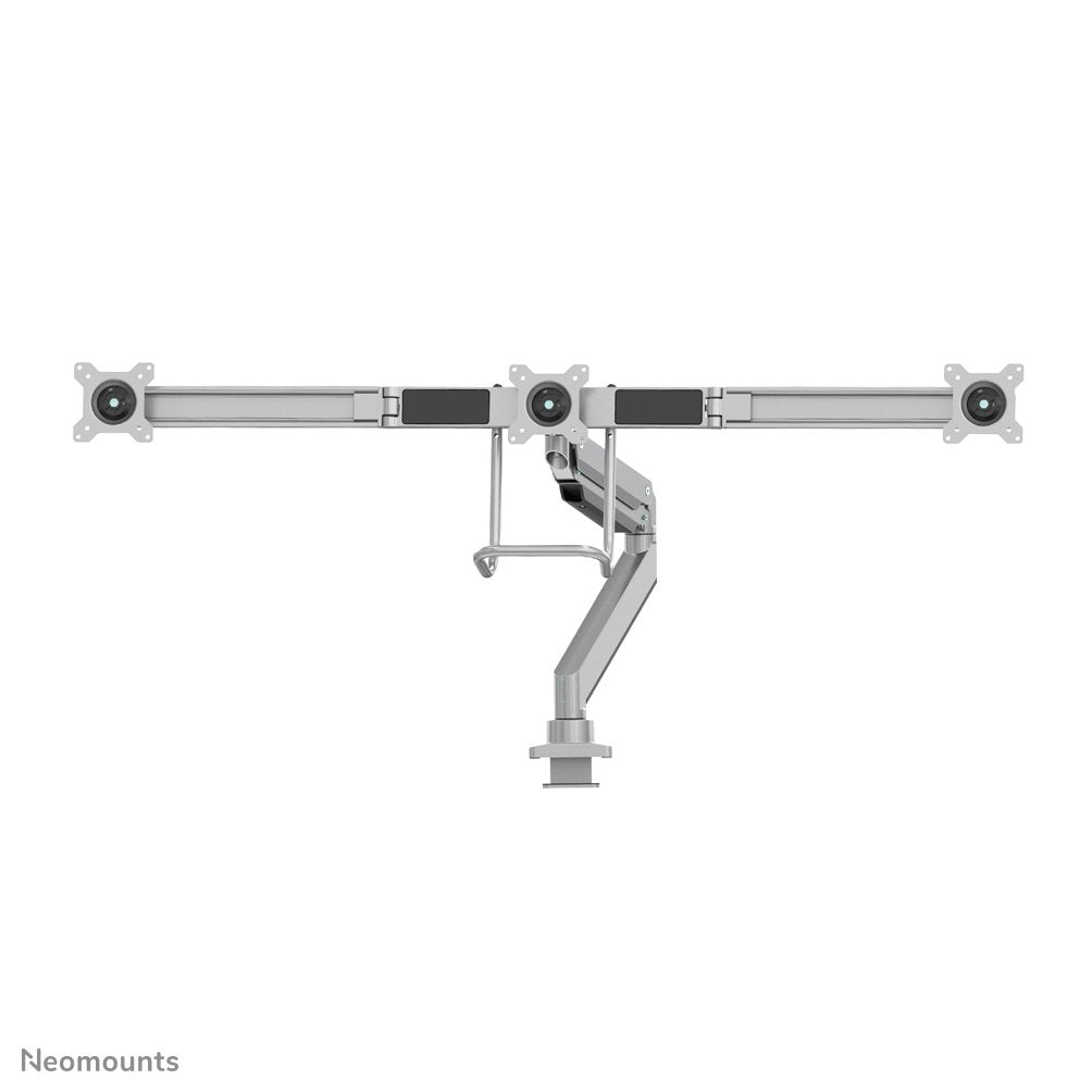 Soporte 3 Monitores Tis Neomounts 10-27" Silver Max.15kg Nm-D775d