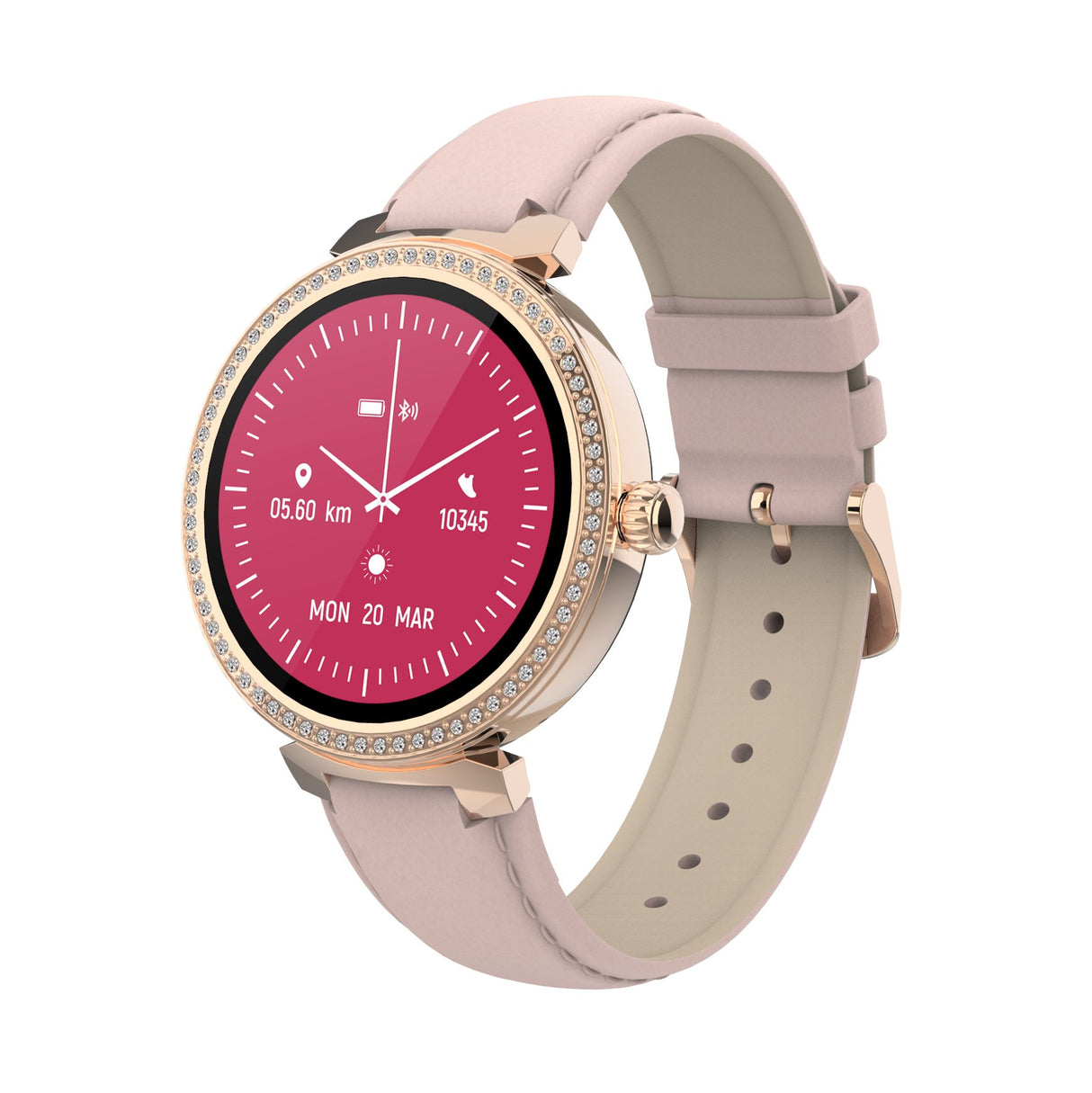 EAN 5706751071010 - Denver SWC-342RO 3,05 cm (1.2") IPS Digital 240 x 240 Pixeles Pantalla táctil Oro rosa imagen 7