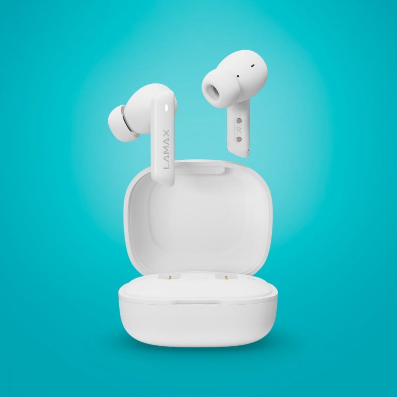 Lamax Clips1 Anc Auriculares Inalámbrico Dentro De Oído Llamadas/Música Usb Tipo C Bluetooth Blanco