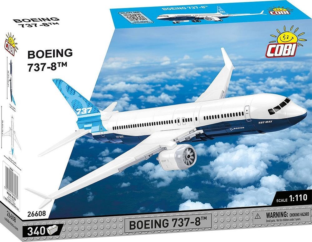 Cobi Boeing 737-8, Juguete De Construcción Cobi-26608
