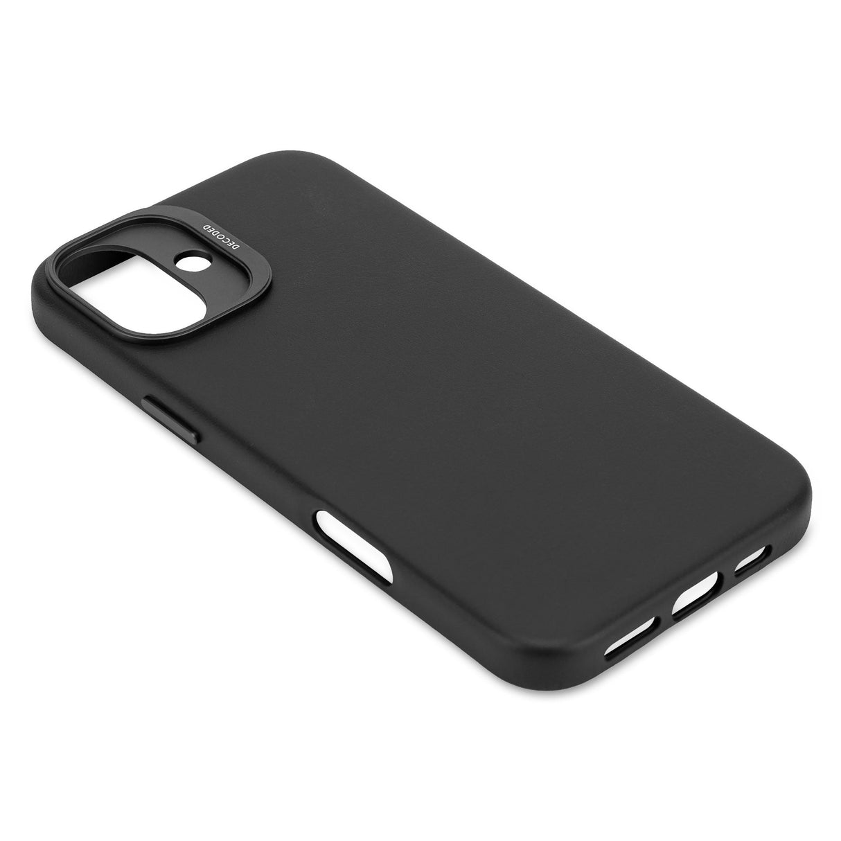 Decoded Leather Backcover Iphone 16 Plus Black