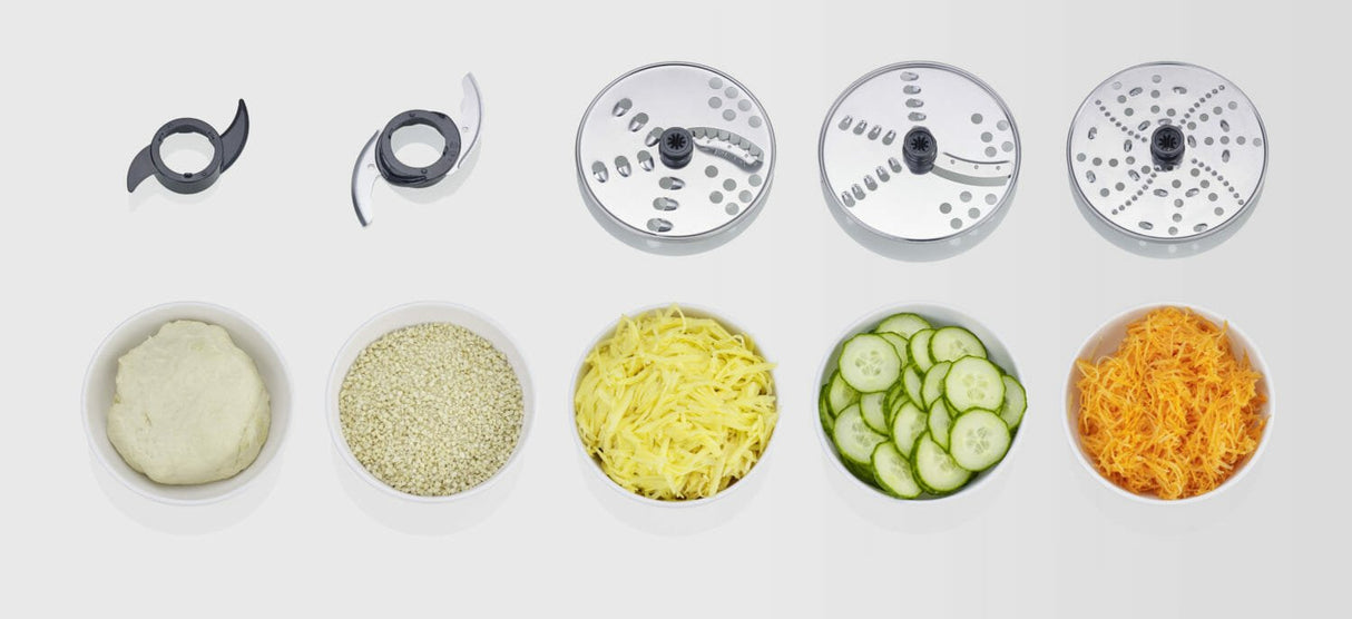 Severin Km 3892 Robot De Cocina 1200 W 1,5 L Negro, Acero Inoxidable, Transparente