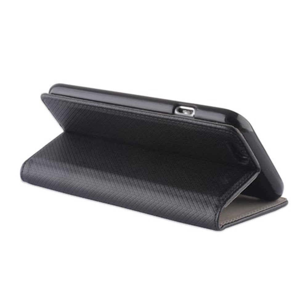 Funda Tipo Libro Con Soporte Magnética Negro Compatible Oppo A16s / A54s - Jaym® **