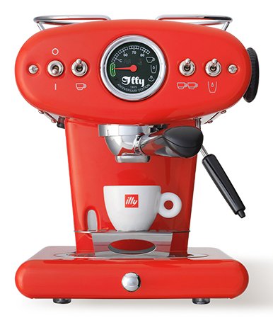Illy X1 Anniversary Maschine Para Gemahlenen Kaffee Y E.S.E.-Pads (Rot)