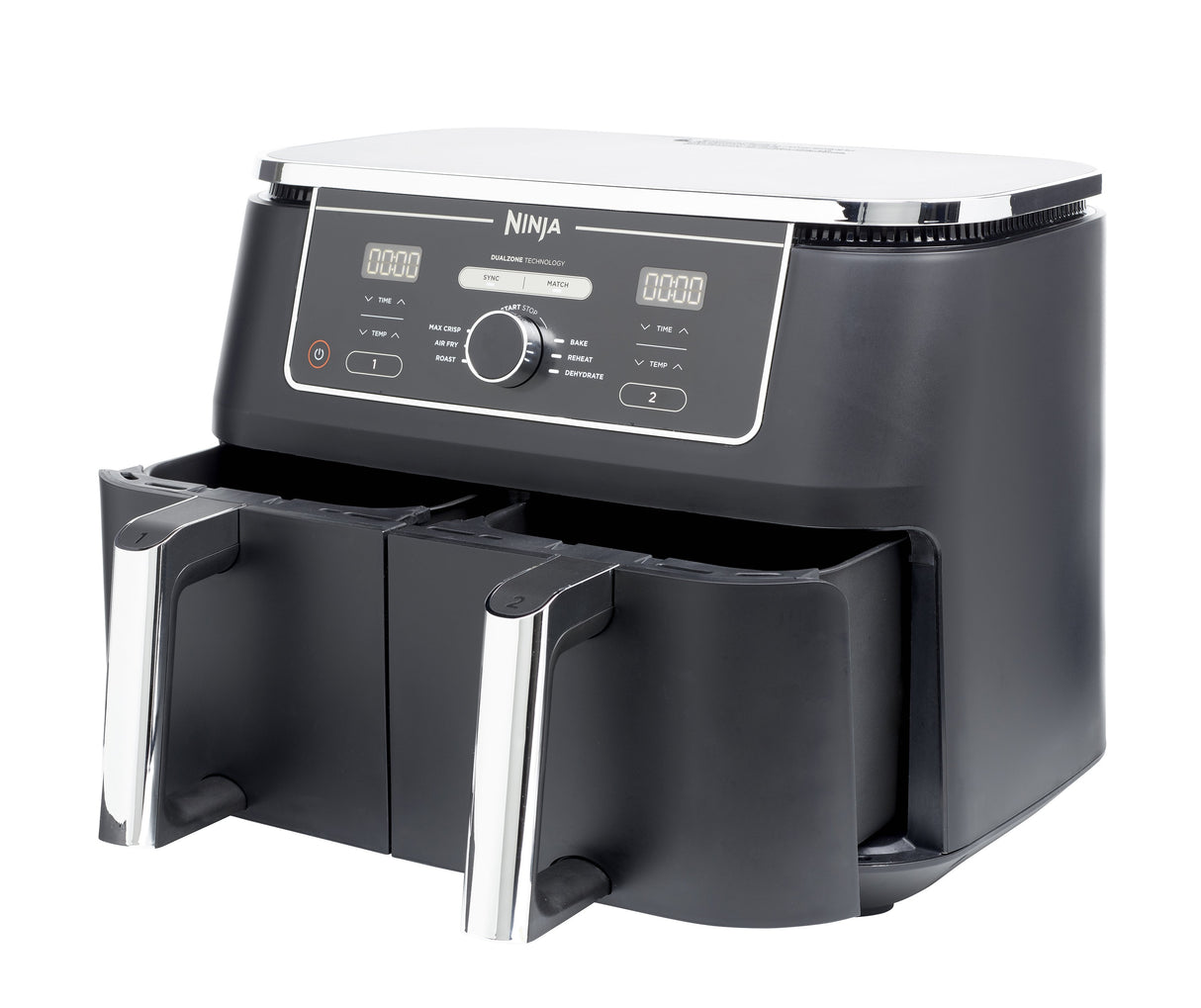 EAN 0622356245272 - Ninja AF400EU freidora Doble 9,5 L Independiente 2470 W Freidora de aire caliente Negro imagen 3
