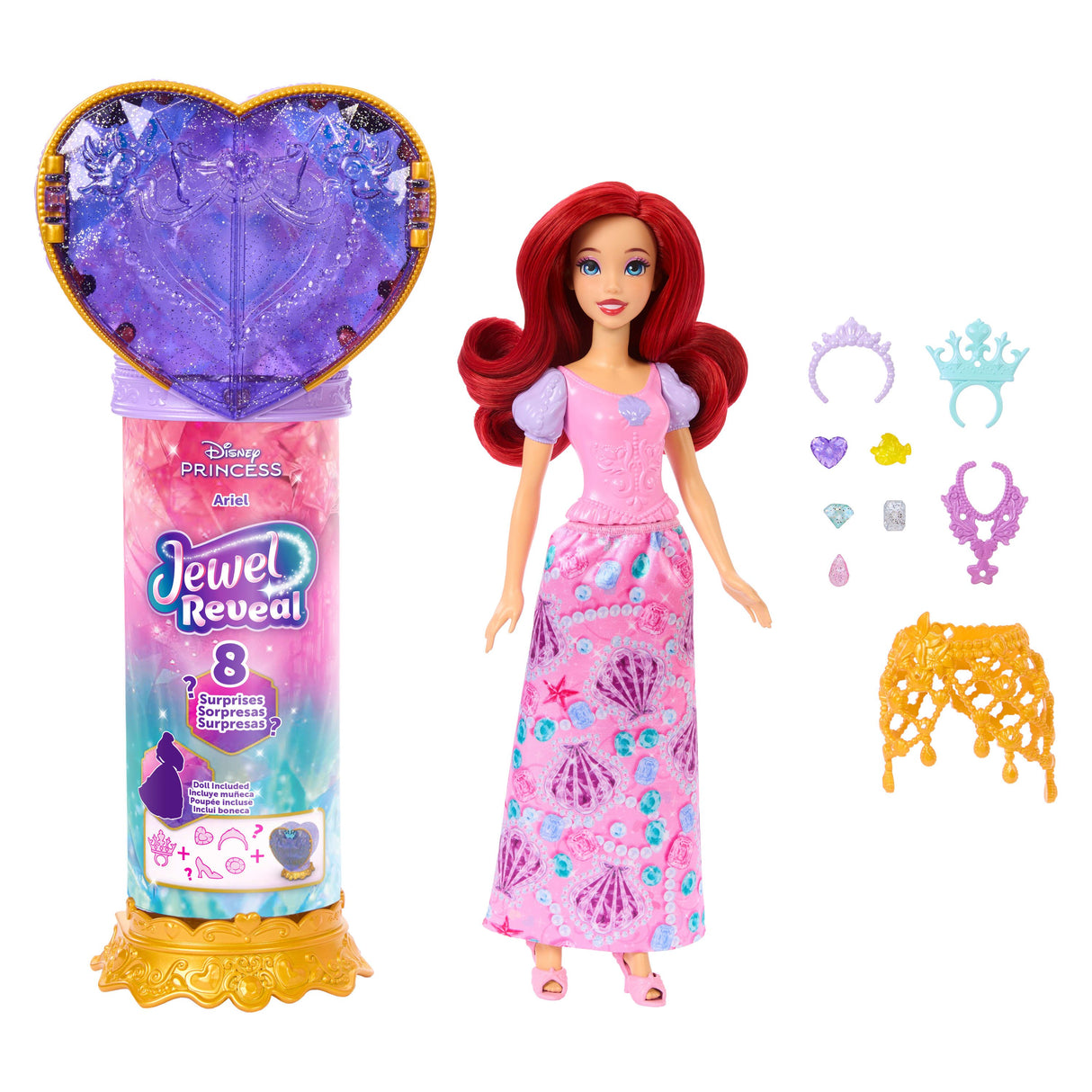 EAN 194735334827 - Disney Princess JHL49 muñeca imagen 8