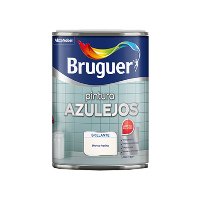 Esmalte Azulejos Brillante Blanco Harina 0,75l 5075264 Bruger