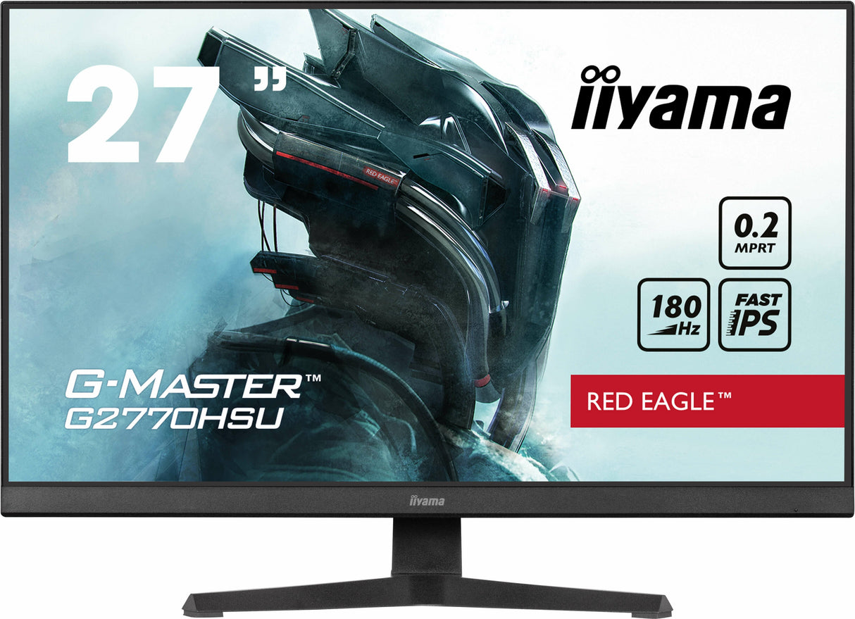 Monitor Gaming Iiyama 68.6cm 27" G2770hsu-B6 16:9 Hdmi+Dp+Usb Ips Bl.