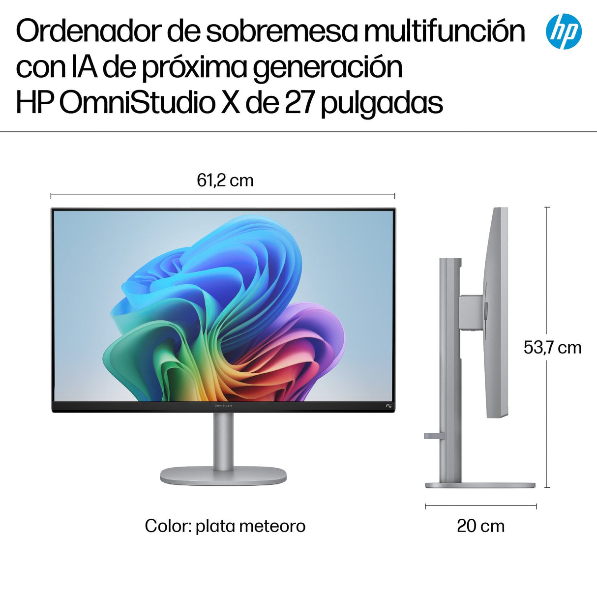 EAN 199251197628 - HP OmniStudio X 27-cs1008ns Copilot+ PC Intel Core Ultra 5 226V 68,6 cm (27") 1920 x 1080 Pixeles PC todo imagen 3