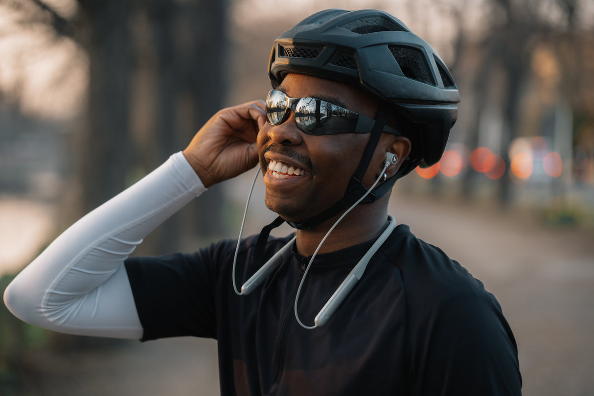 Trusound Anc Neckband Earbuds, Grey