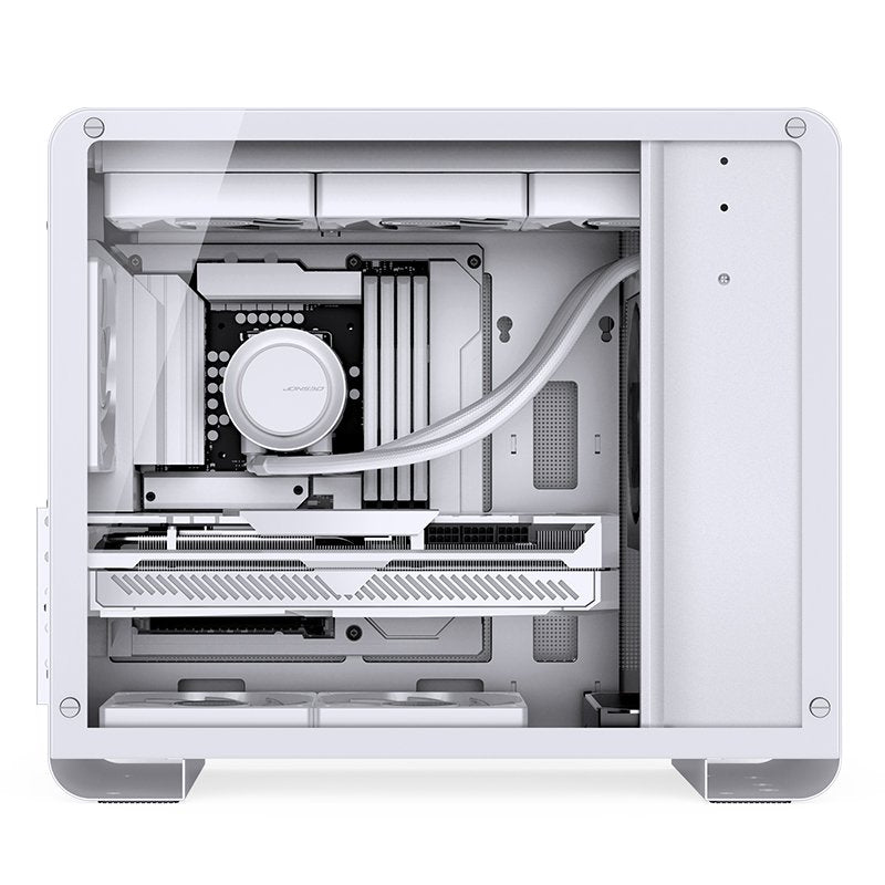 Jonsbo U4 Mini Micro-Atx-Carcasa, Tempered Glass - Blanco