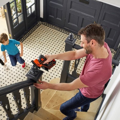 EAN 5035048655351 - Black & Decker BDCDS18N lijadora portátil Lijadora de detalles 12000 RPM Negro, Naranja imagen 2