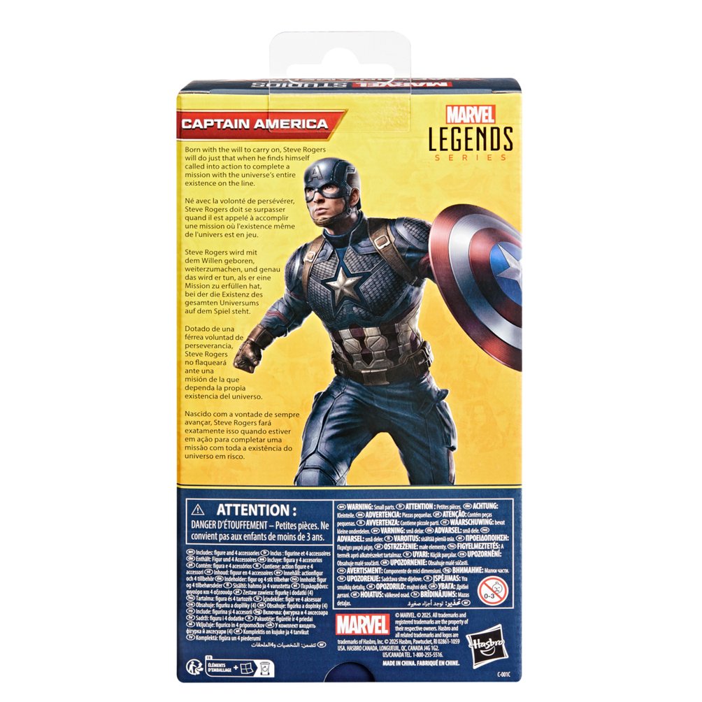 Figura Hasbro Marvel Legends Series Capitán Series