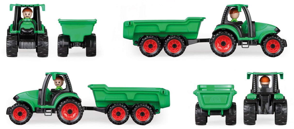 Lena Truckies Tractor With Trailer 38cm
