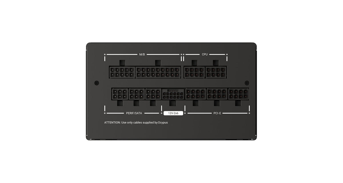 Ocypus Iota P850 Negro (Negro, 1x 12-Pin High Power Gpu, 3x Pcie, Gestión De Cables, 850 Watt) Iota-P850-G1ffbk024x-Eu