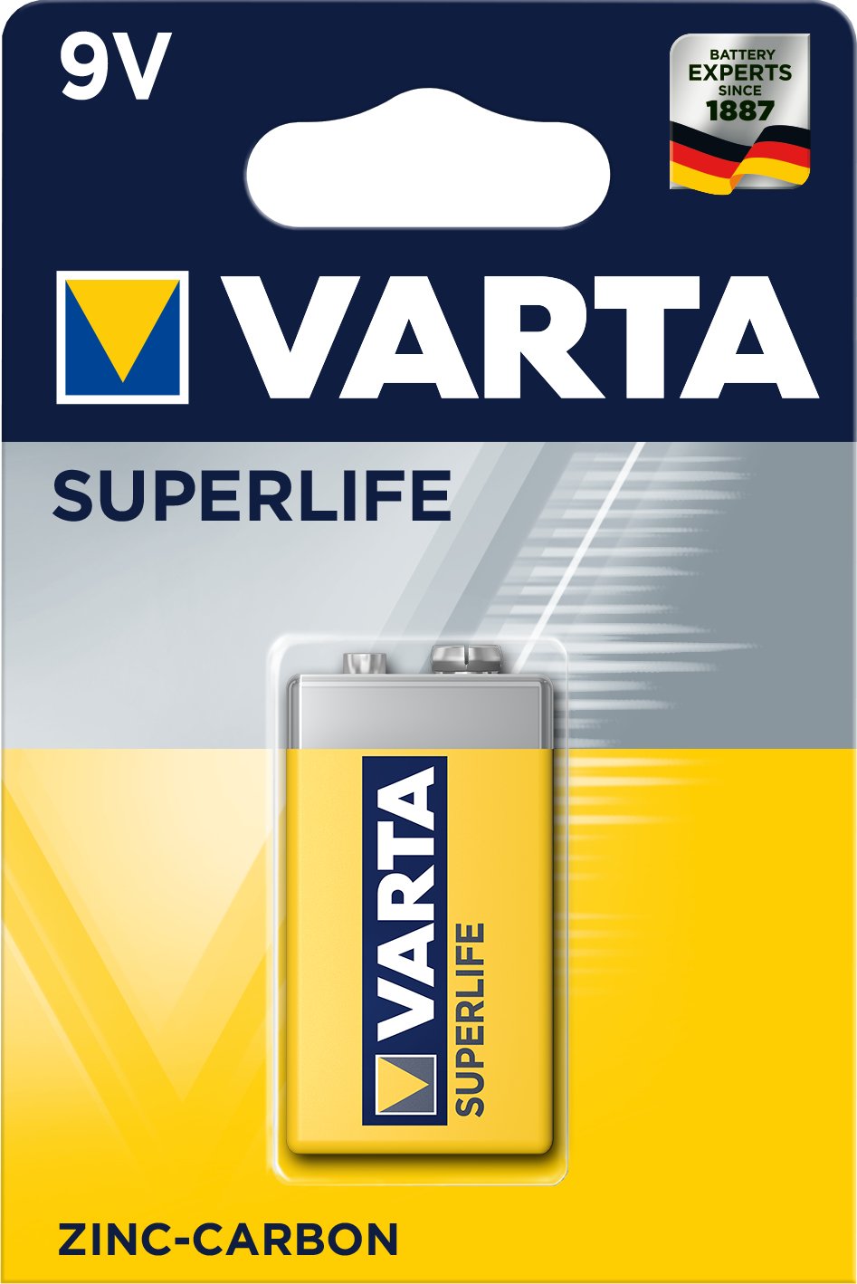 EAN 4008496556427 - Varta Superlife 9V Batería de un solo uso Zinc-carbono imagen 1