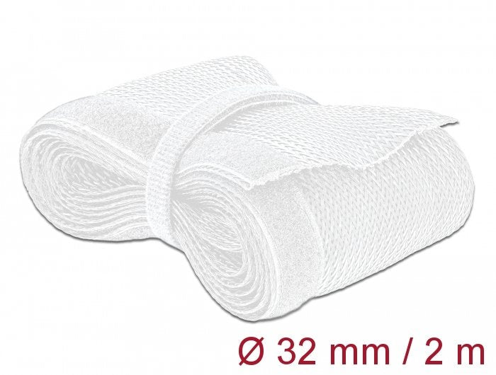Delock 20703 Pasacables Blanco, Manguera Blanco, Blanco, Poliéster, -40 - 125 °C, 1 Pieza(S), 94v-2, Vw-1, China