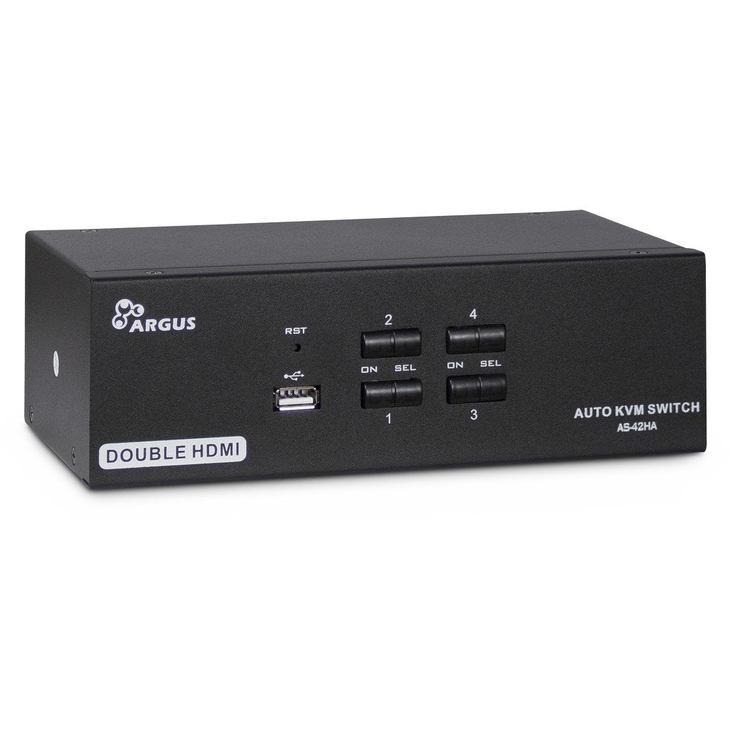 EAN 4260455643467 - Inter-Tech AS-42HA HDMI interruptor KVM Negro imagen 1