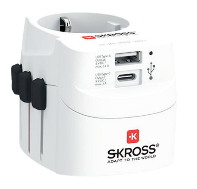 Set 2 Multi Adaptadores De Viaje Skross 1302472