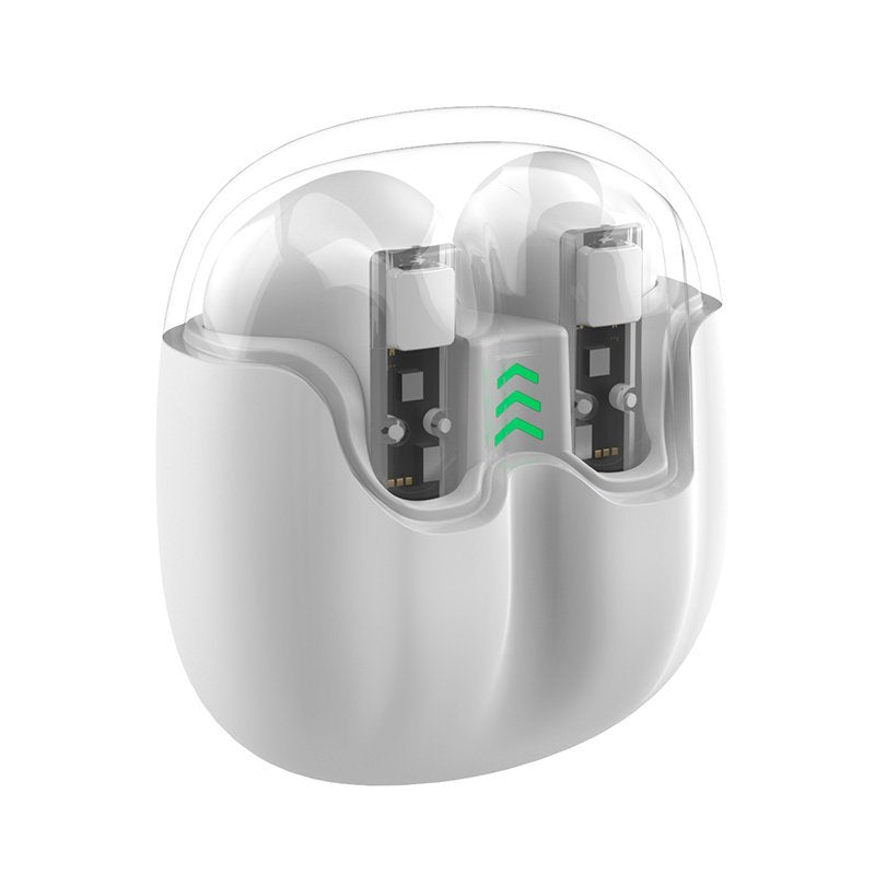 Cool Auriculares Stereo Bluetooth Dual Pod Earbuds Vision Blanco