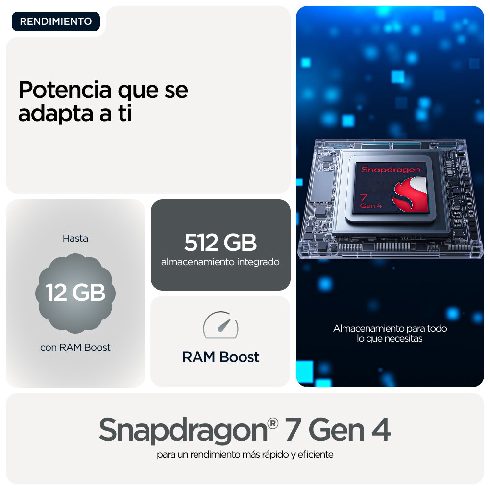 Motorola Edge 70 6.7" Dual Sim Android 16 Usb Type-C 12 Gb 512 Gb 4800 Mah Gris