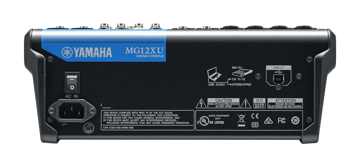 EAN 4957812553865 - Yamaha MG12XU mezclador DJ 12 canales imagen 3
