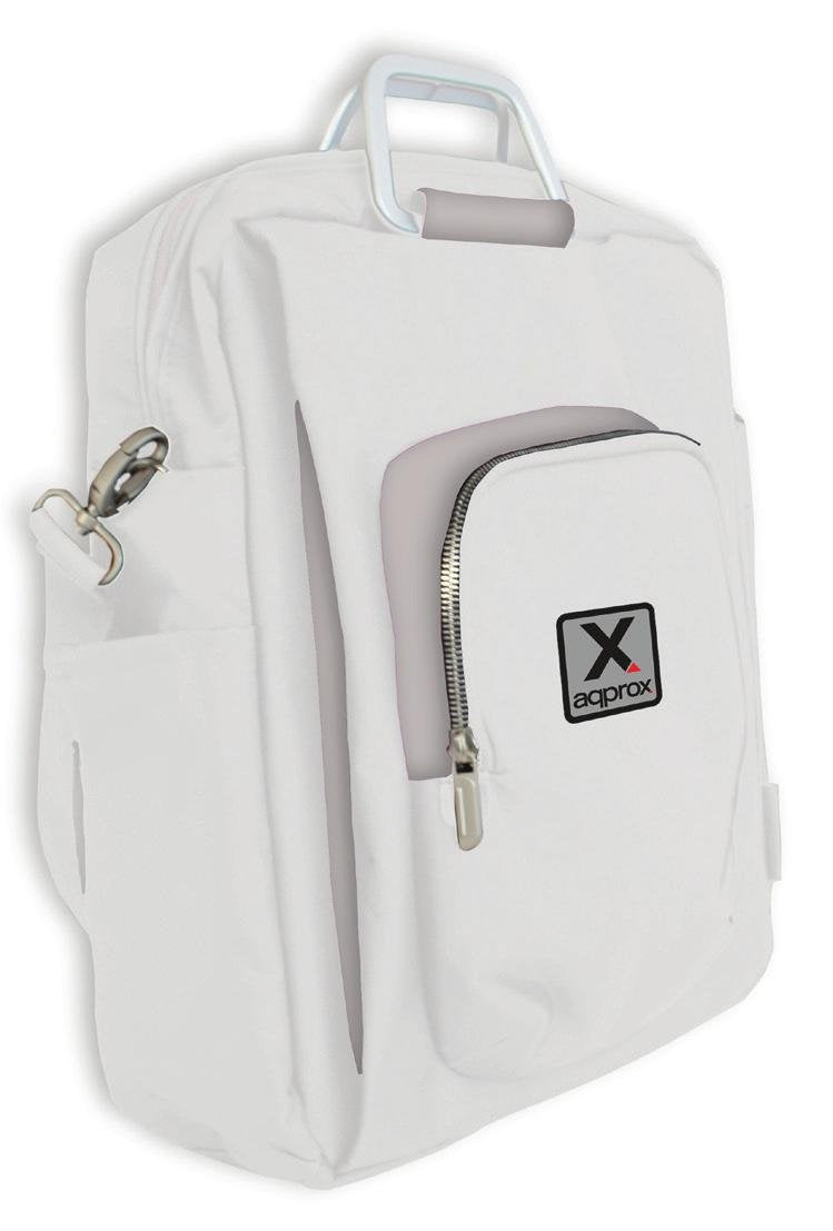 EAN 8435099515883 - Approx appNBST15x 39,6 cm (15.6") Mochila bandolera Gris, Blanco imagen 1