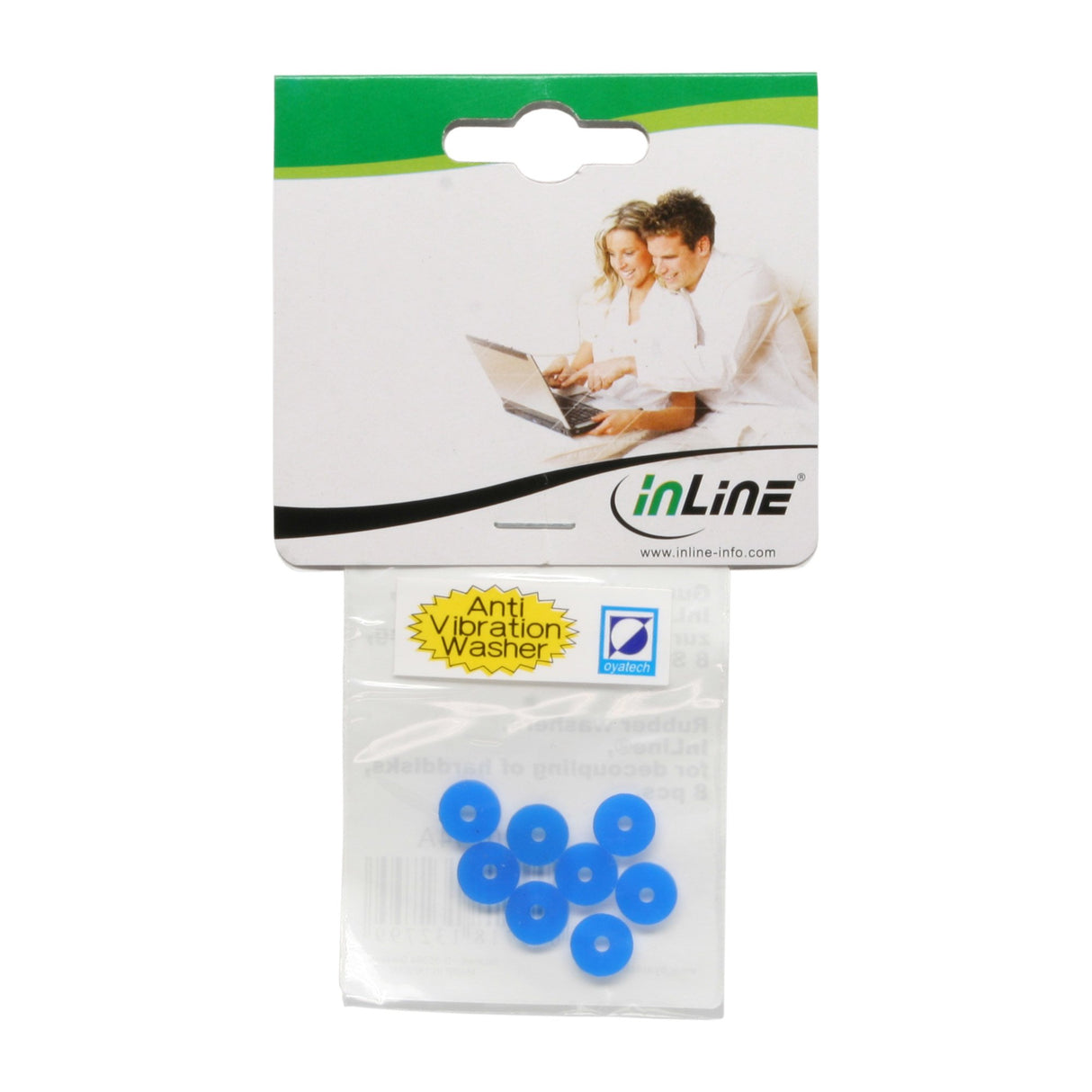 EAN 4043718132799 - InLine 00244A kit de montaje Azul Silicona imagen 3