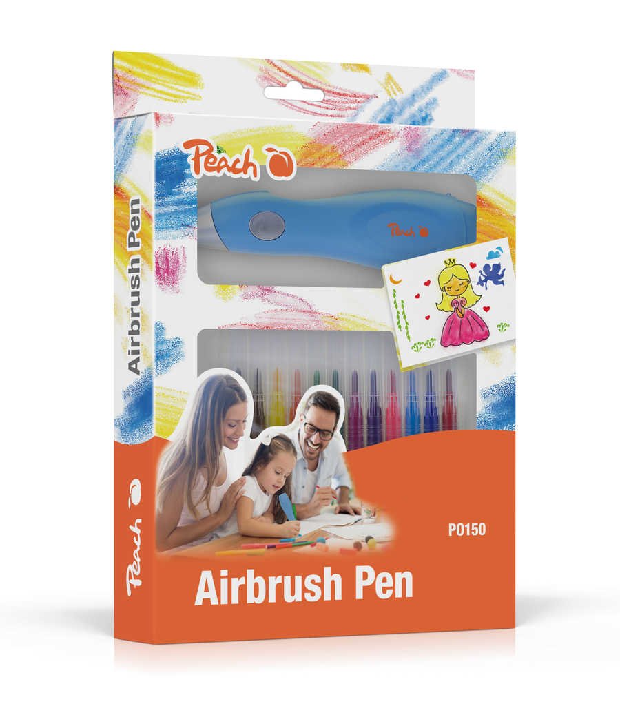 Juego De Pintura En Aerosol Con Aerógrafo Eléctrico Peach, Po150