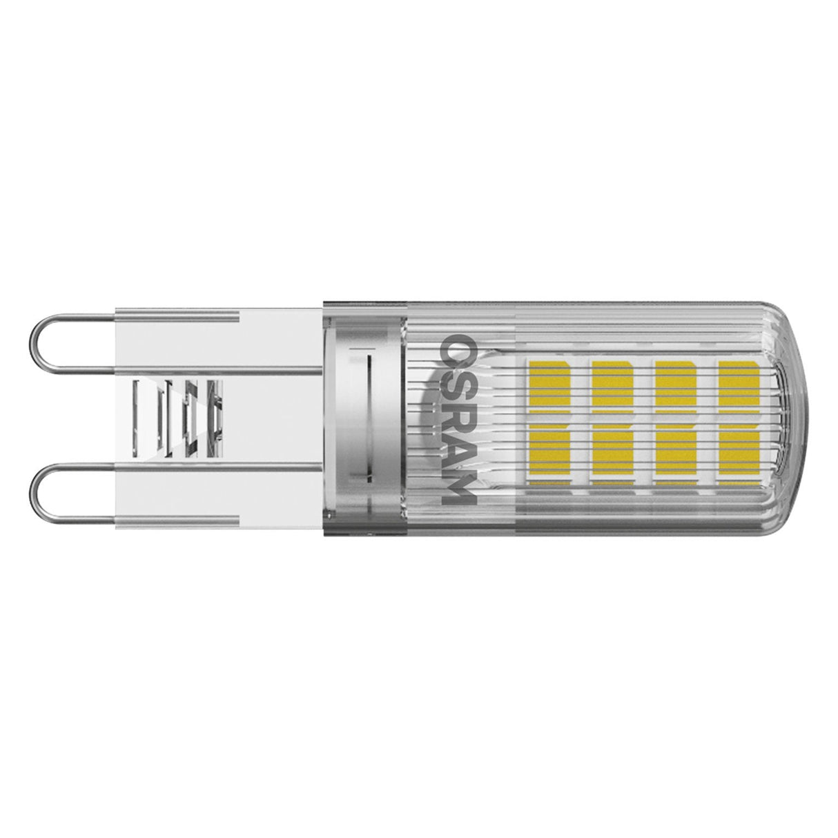 Bombilla De Cápsula Led Osram Transparente - 2.6w Equivalente A 30w G9 - Blanco Cálido